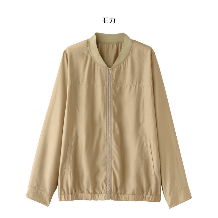 ノーカラージップジャケット | ことせ(ことせ通販)|60歳からの女性向け